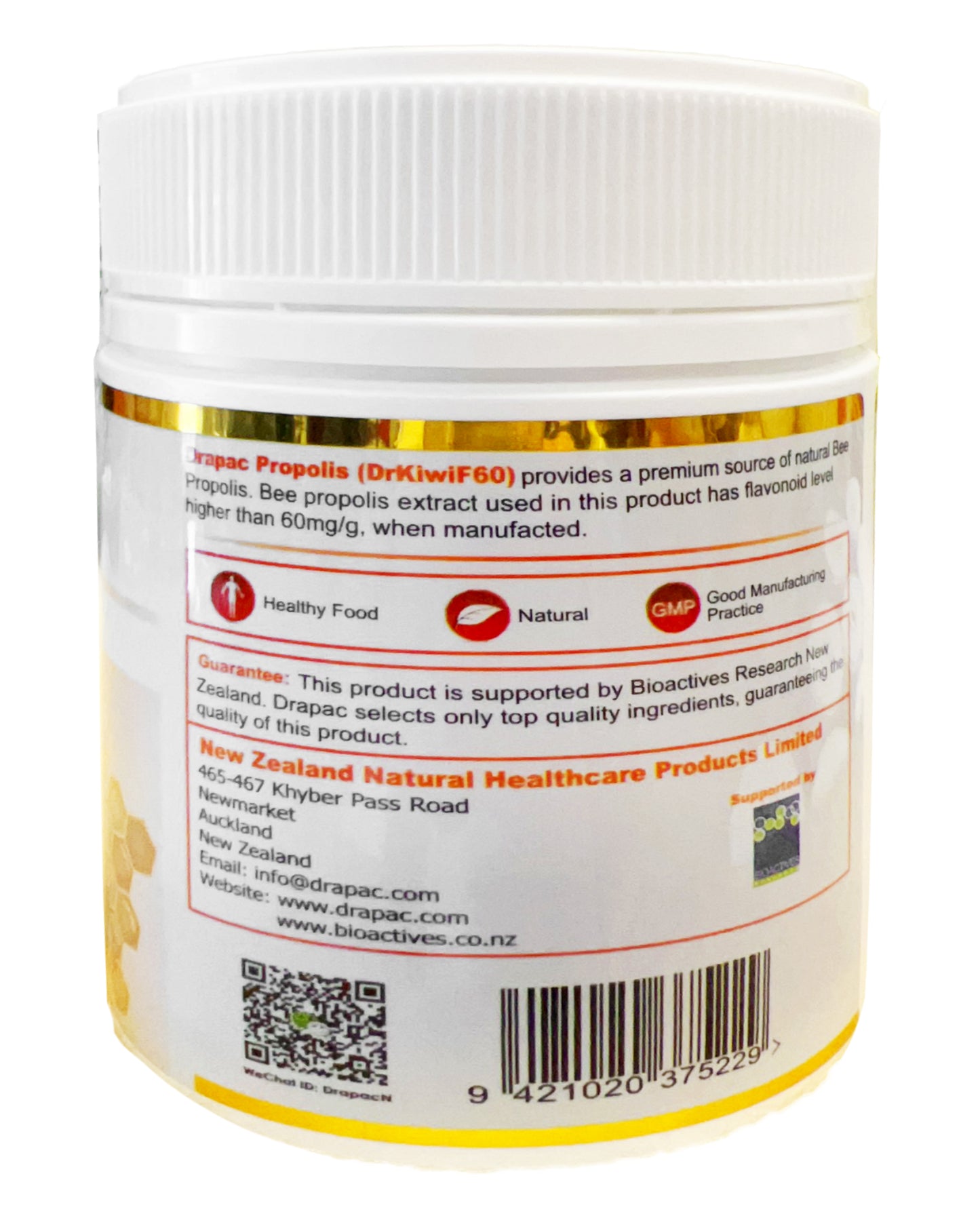 Drapac Propolis DrKiwiF 60+ 365 Capsules