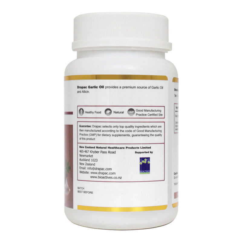 Drapac Premium Garlic Oil 150 Capsules