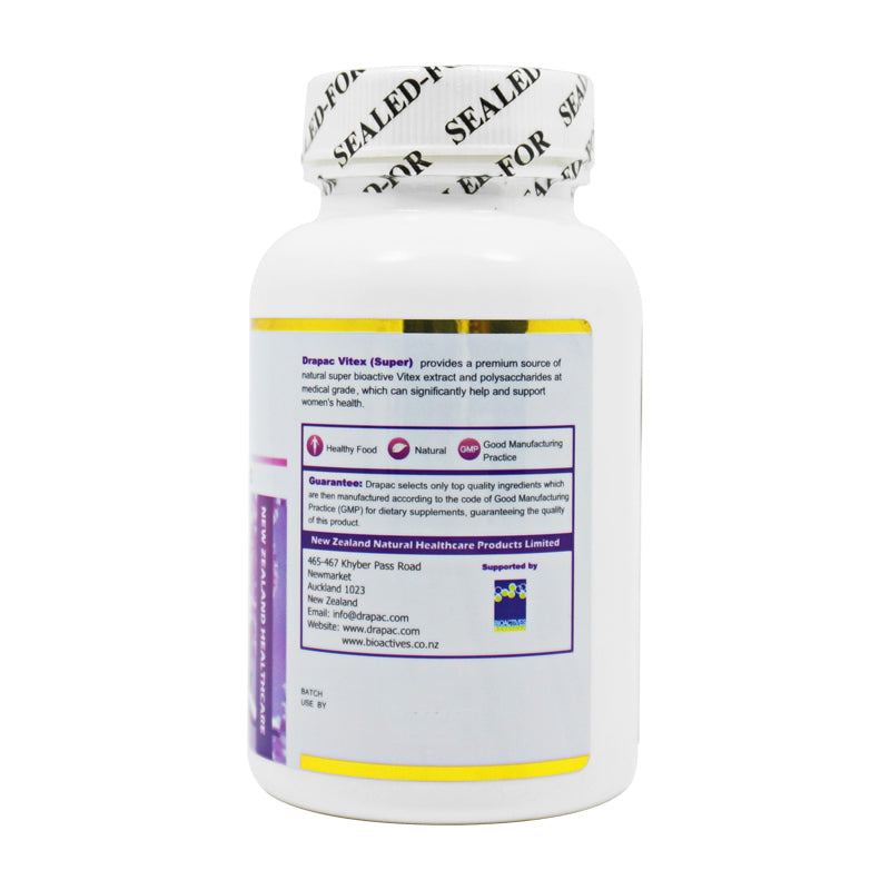 Drapac Super Vitex Extract 1000 Plus 60 Capsules