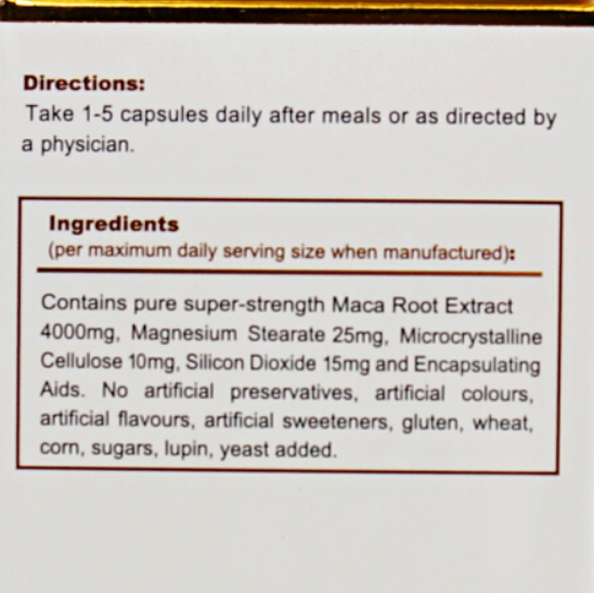Drapac Organic Maca Root Super
