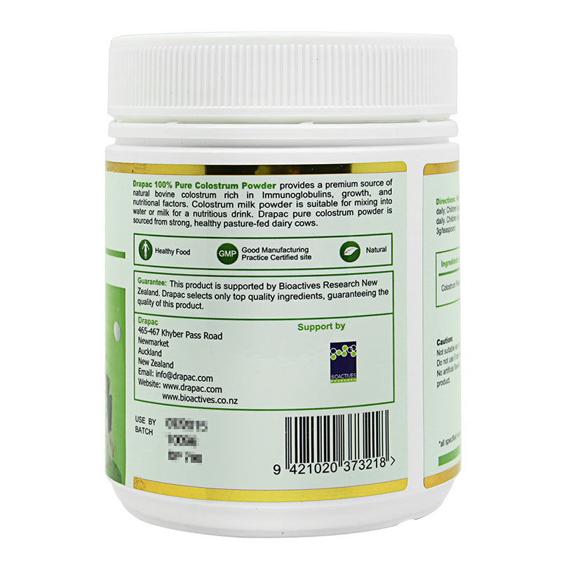 Drapac 100% Pure Colostrum Powder 100g