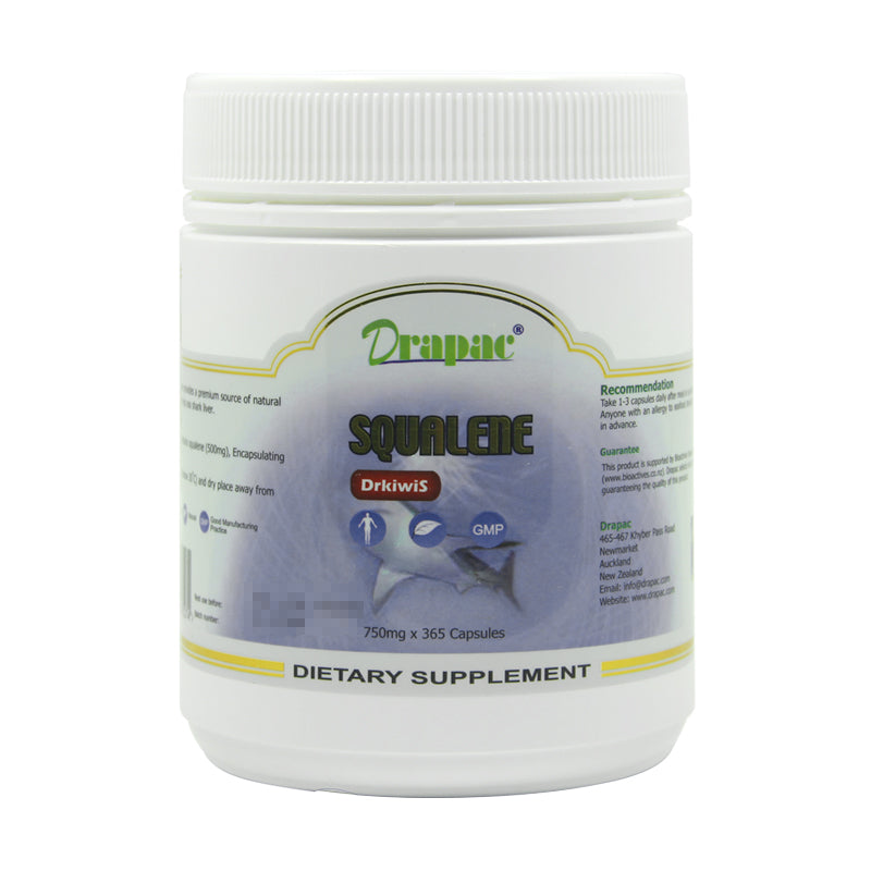 Drapac Squalene DrKiwiS 365 Capsules