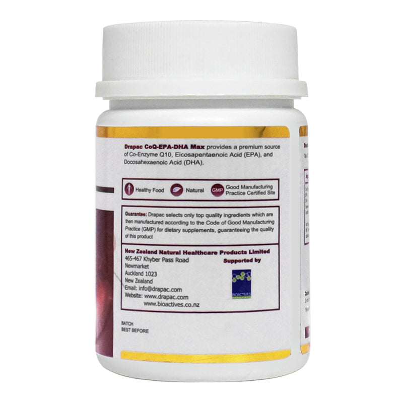 Drapac CoQ-EPA-DHA Max 100 Capsules