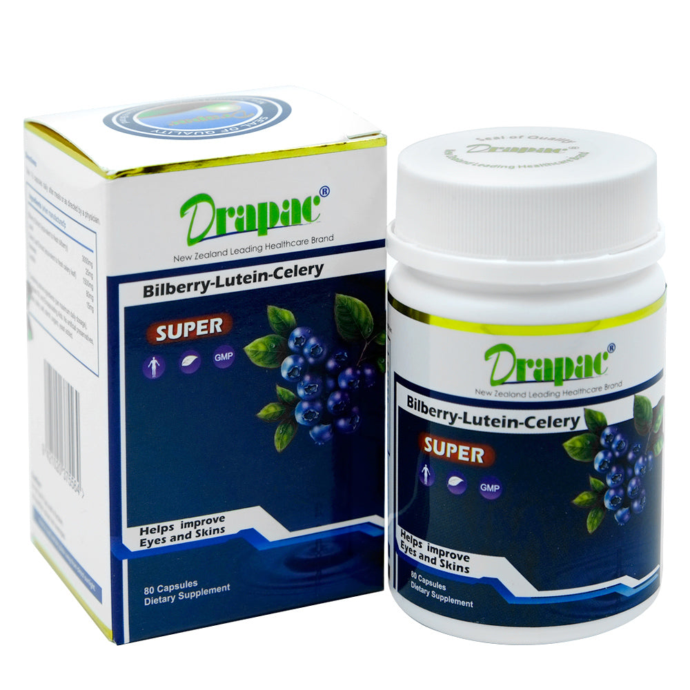 Drapac Bilberry-Lutein-Celery 80 Capsules