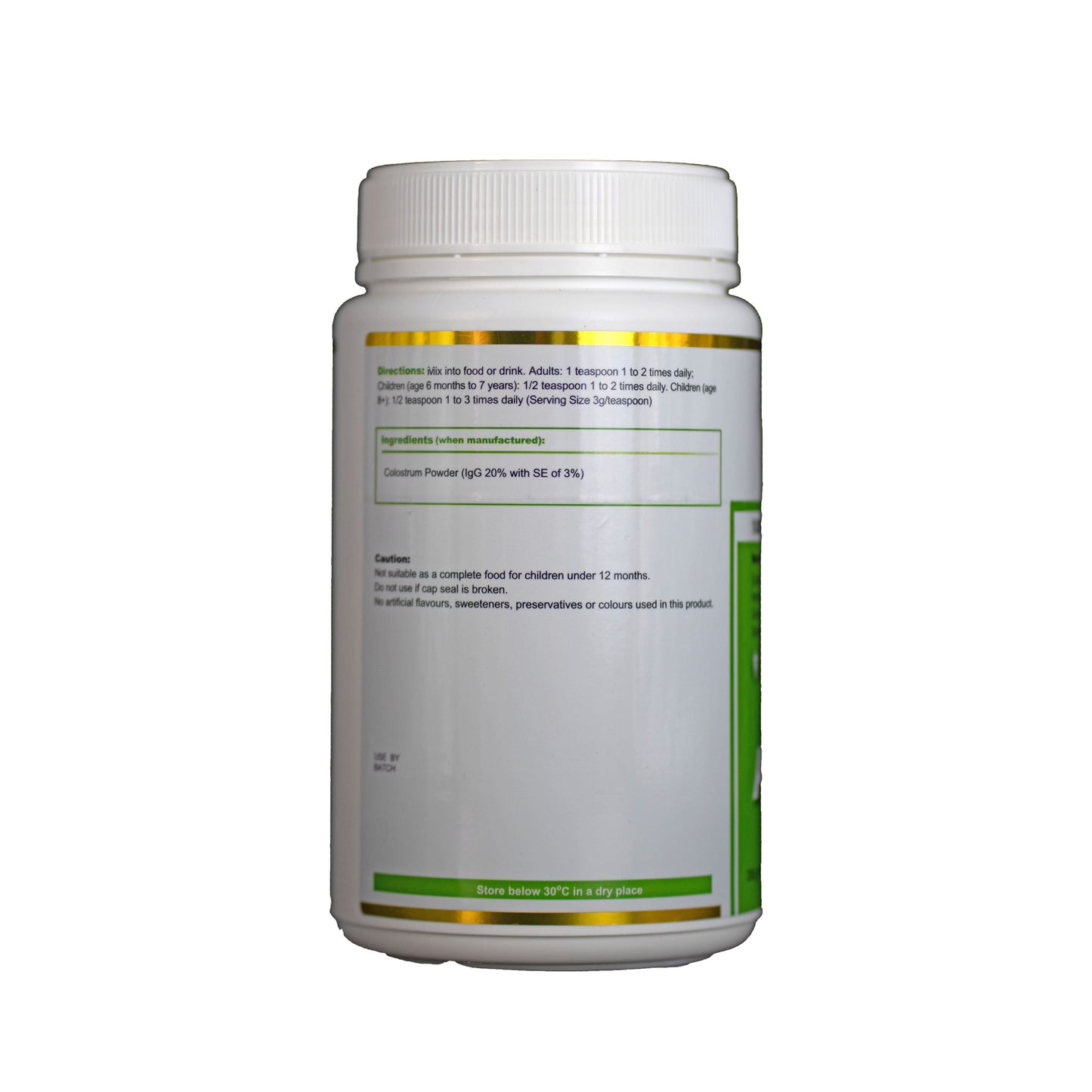Drapac 100% Pure Colostrum Powder 300g