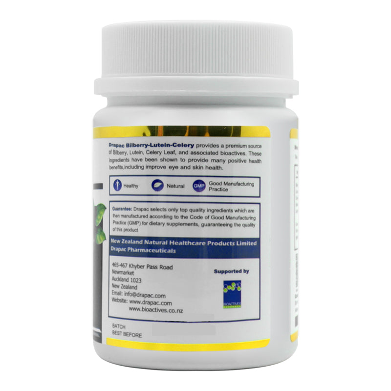 Drapac Bilberry-Lutein-Celery 80 Capsules