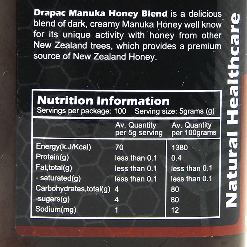 Drapac Manuka Honey Blend 500g